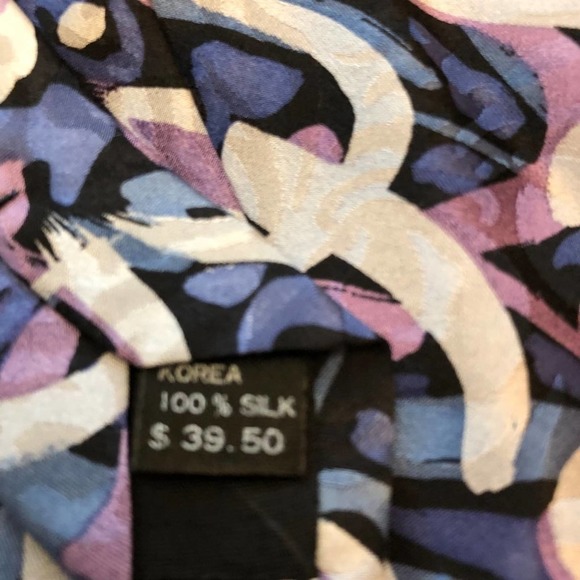 Fondini Mens Tie Fine Imported Silk Abstract NeckTie - Picture 3 of 5